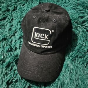 Glock Shooting Sports Black Adjustable Baseball Cap Hat Embroidered Logo